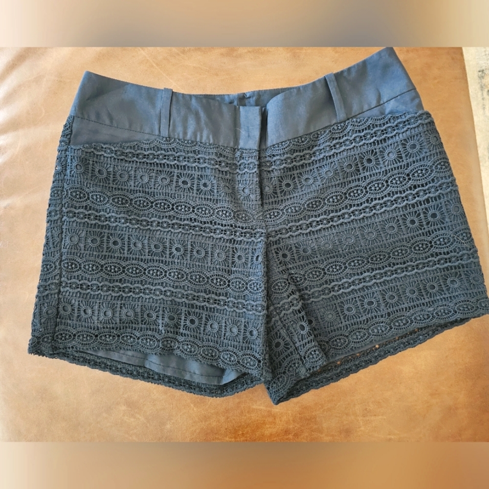Navy Blue lace shorts